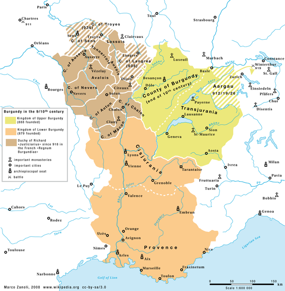 Royaumes de Bourgogne